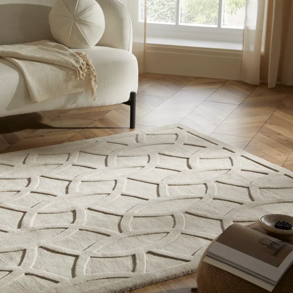 PRIORY by SARAH GARE INTERIORS PRI101 Taupe Circles - Image 8