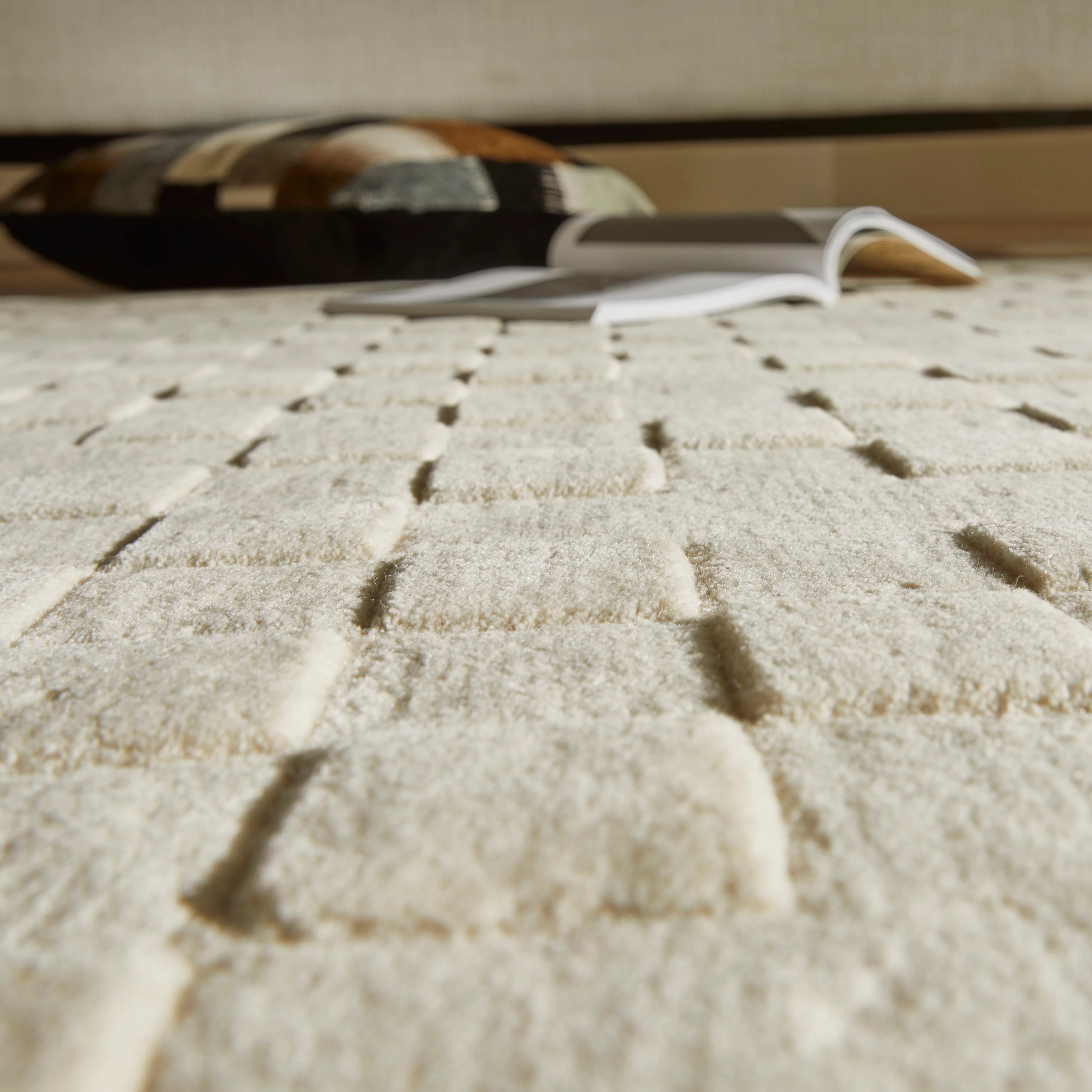 PRIORY by SARAH GARE INTERIORS PRI102 Ivory Squares - Image 4