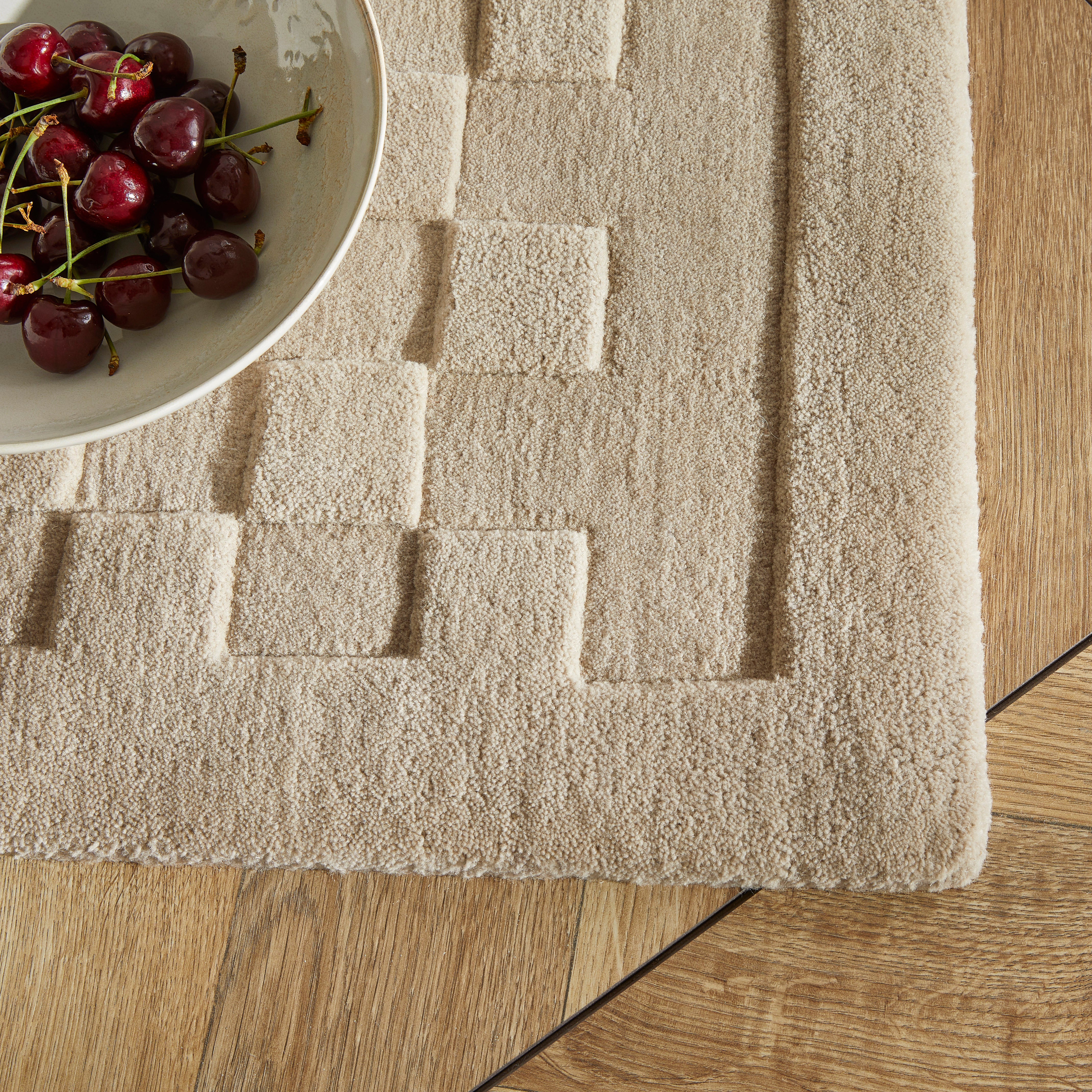 PRIORY by SARAH GARE INTERIORS PRI102 Taupe Squares - Image 3
