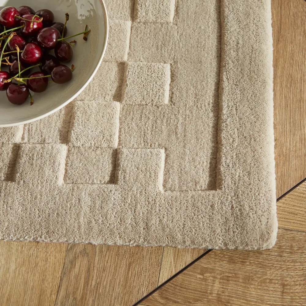 PRIORY by SARAH GARE INTERIORS PRI102 Taupe Squares - Image 8