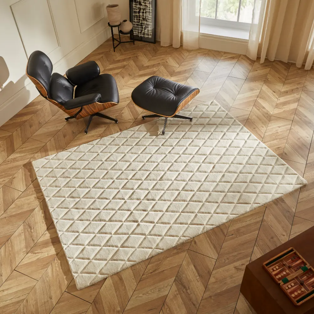 PRIORY by SARAH GARE INTERIORS PRI103 Ivory Diamonds