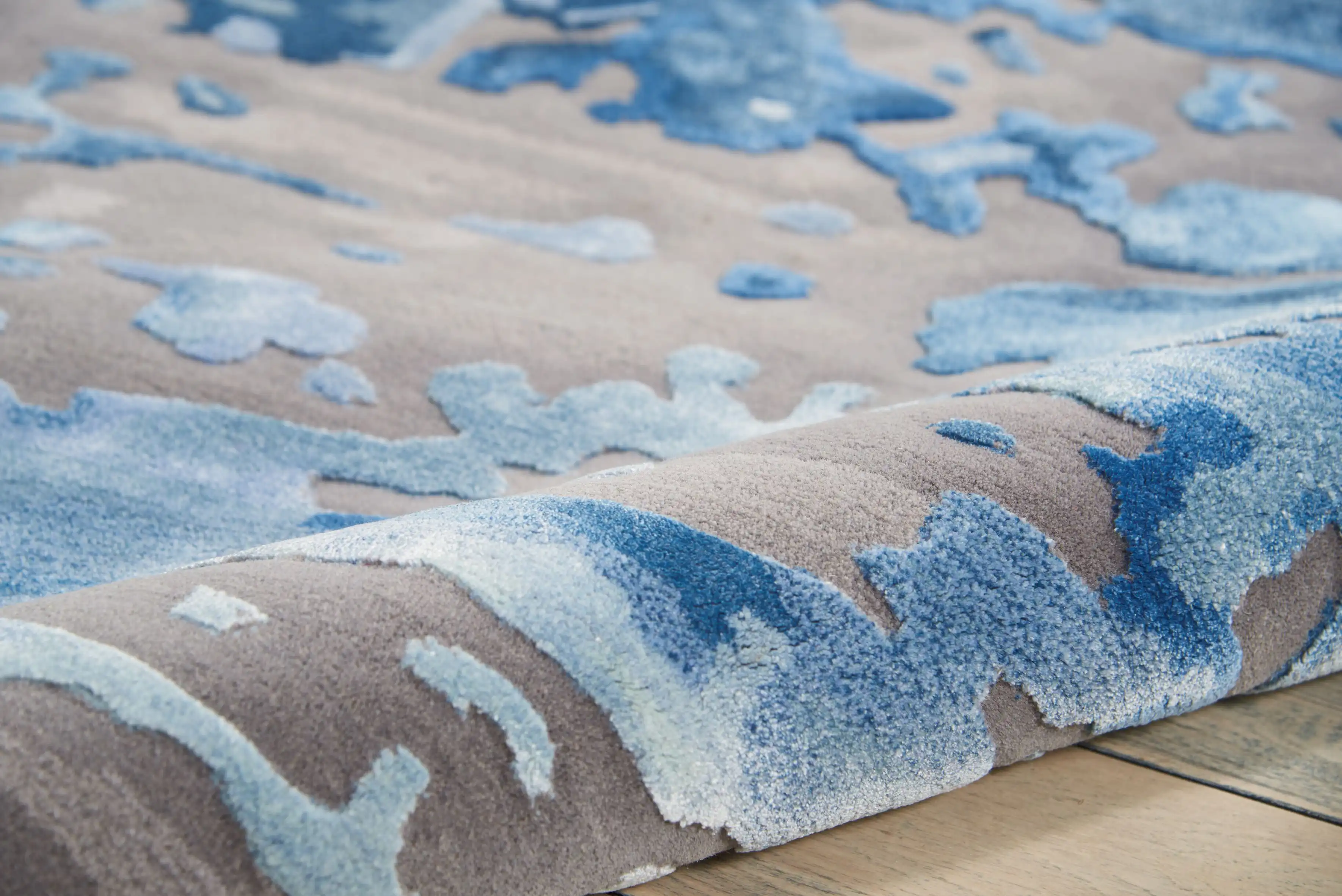 Prismatic PRS10 Blue Grey Rug - Image 4