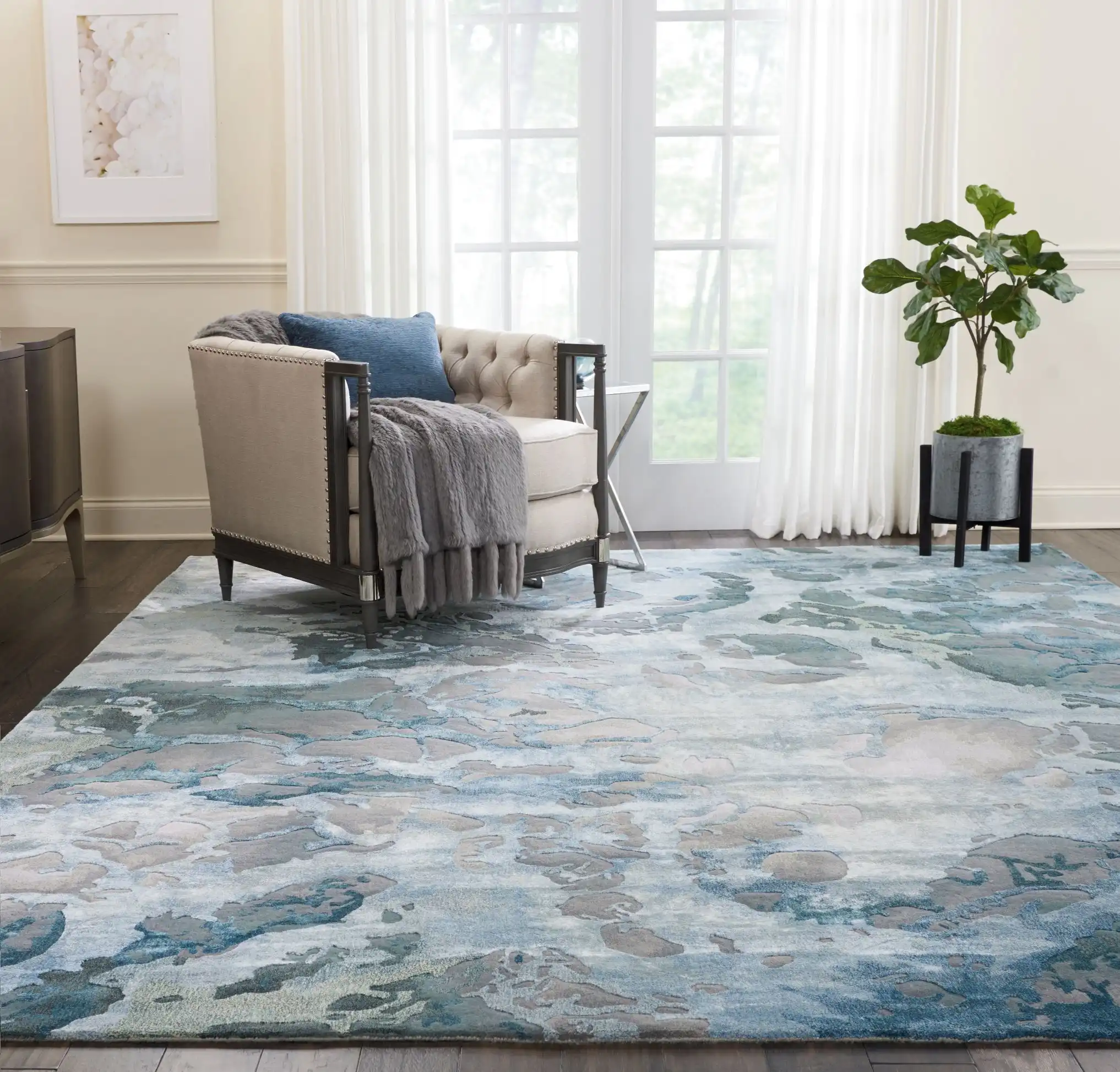 Prismatic PRS14 Grey Slate Rug