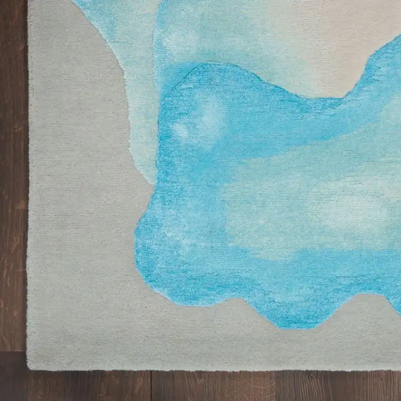 Prismatic PRS22 Sea Mist Blue Rug - Image 5