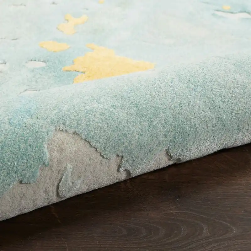 Prismatic PRS26 Seafoam Gold Rug - Image 4