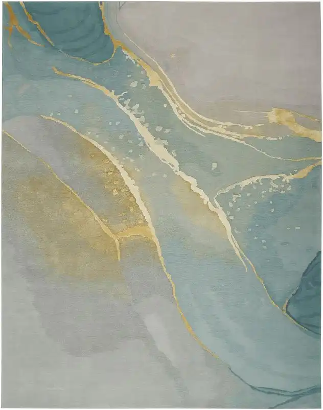 Prismatic PRS27 Grey Seafoam Rug - Image 2