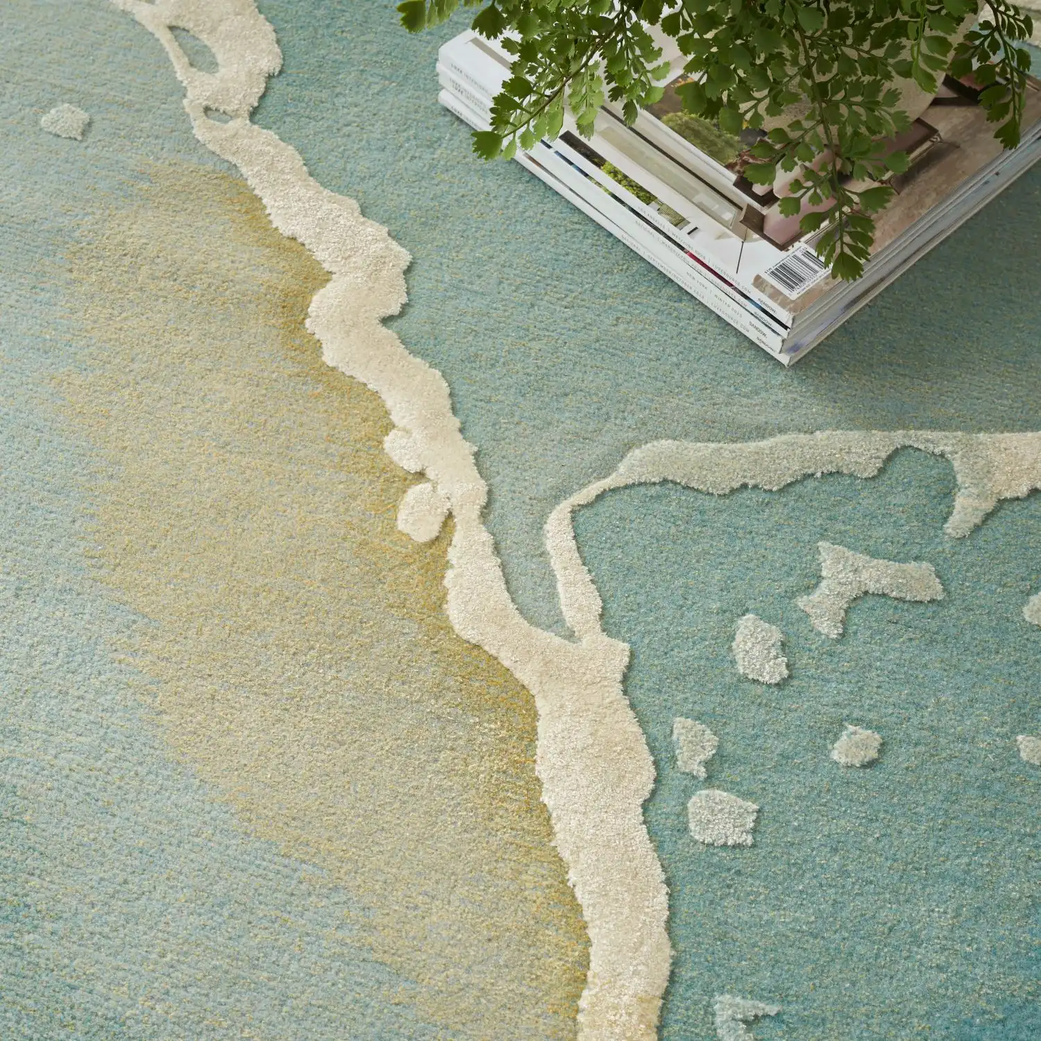 Prismatic PRS27 Grey Seafoam Rug - Image 3