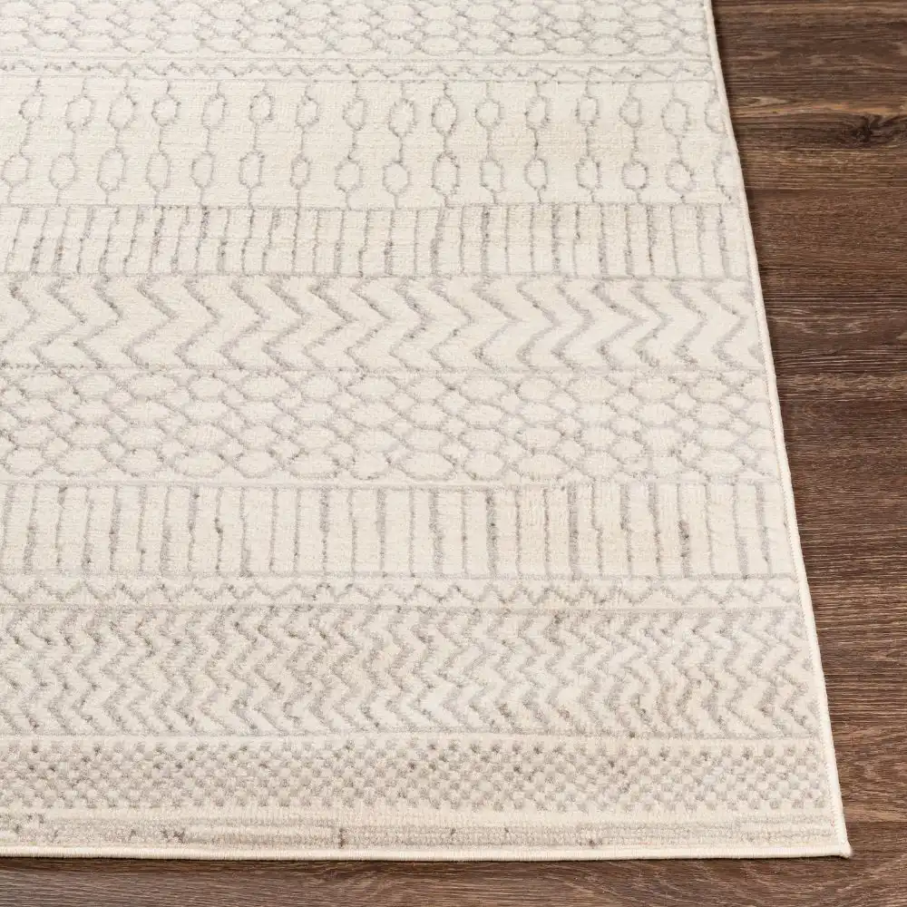 Bianca Scandi Geometric Light Grey Rug - Image 3