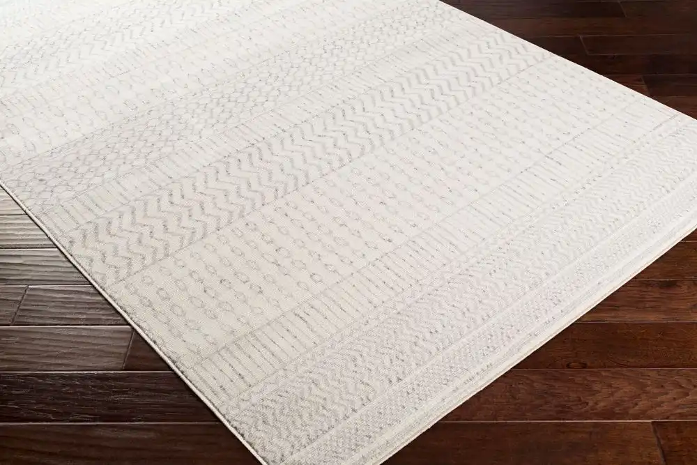 Bianca Scandi Geometric Light Grey Rug - Image 5