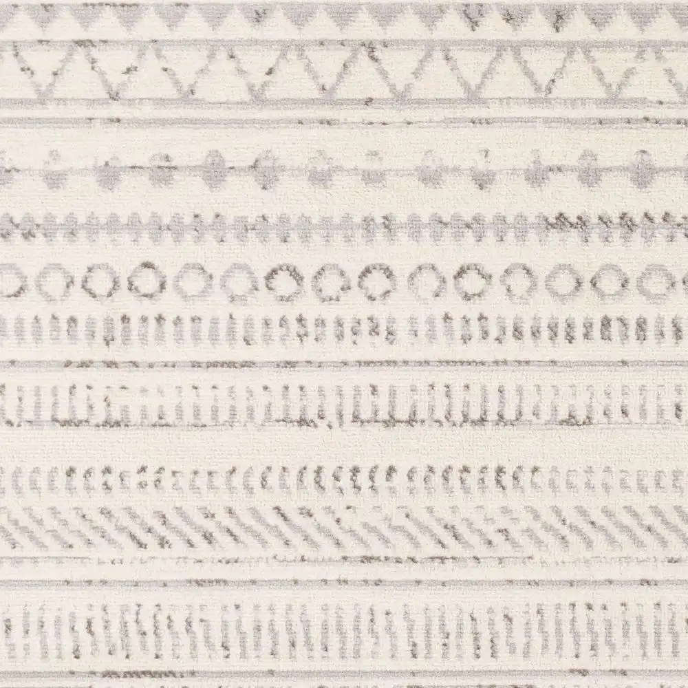 Marwa Scandi Geometric Light Grey Rug - Image 4