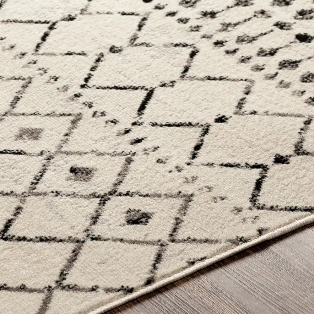 Leonor Berber Geometric Light Grey Rug - Image 7