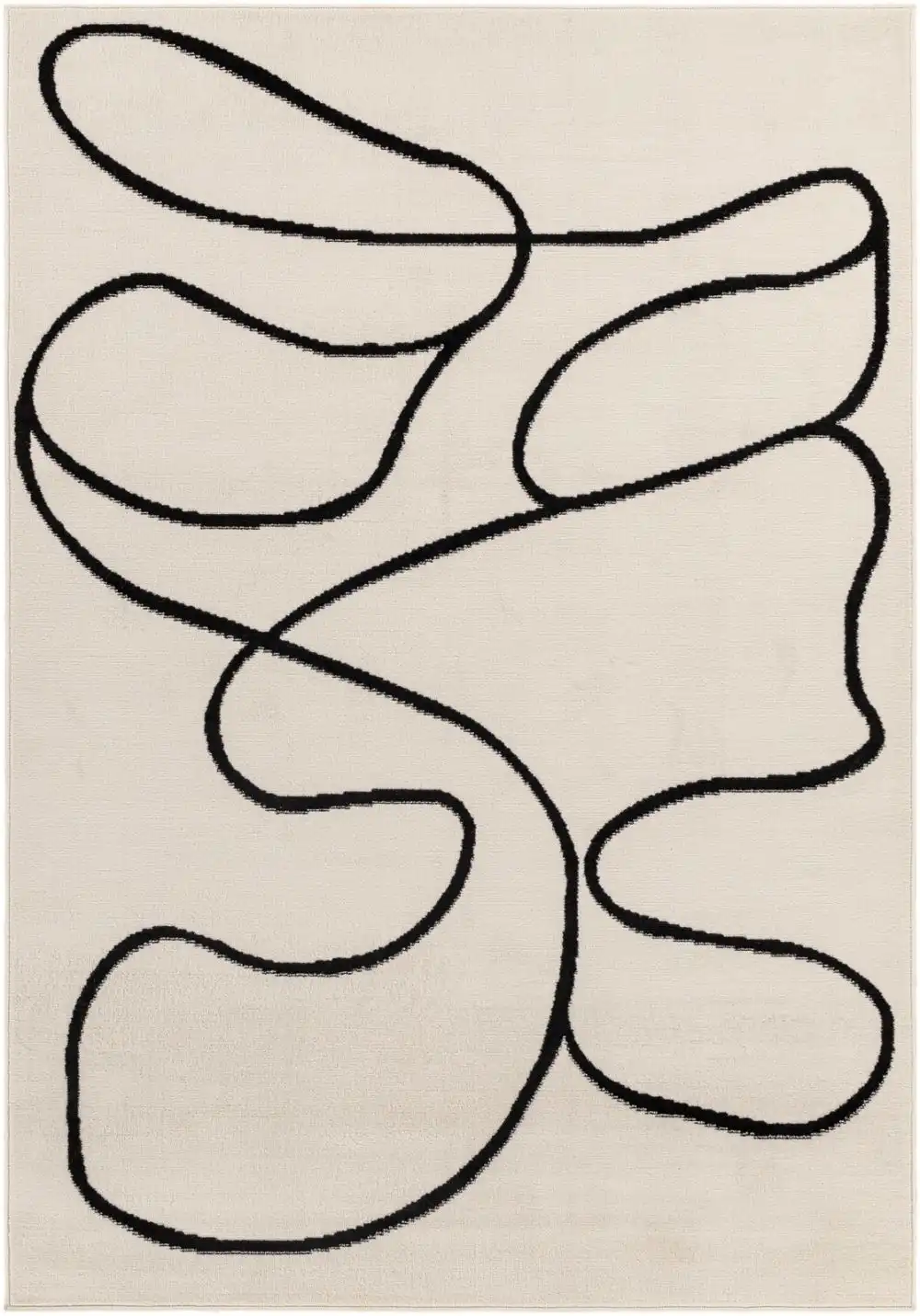 Lylou Scandi Modern Beige Rug - Image 2