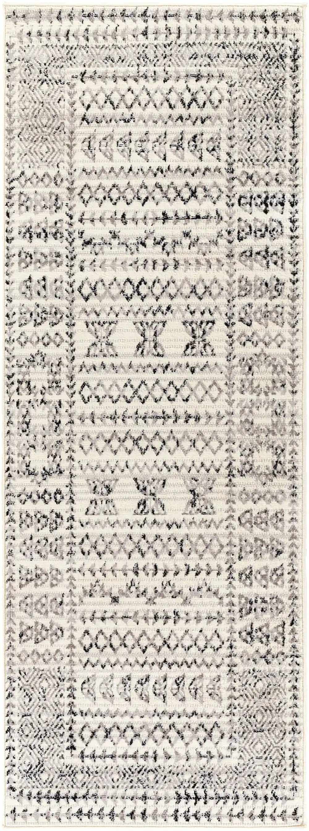 Olimpia Scandi Geometric Light Grey Rug - Image 3