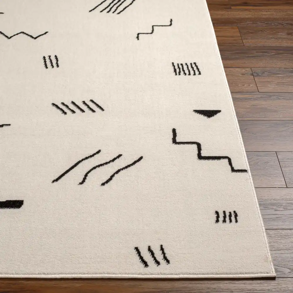 Biebe Oak Scandi Modern Beige Rug - Image 4