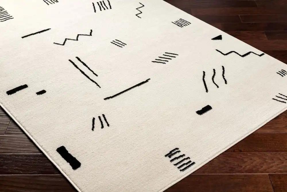 Biebe Oak Scandi Modern Beige Rug - Image 6