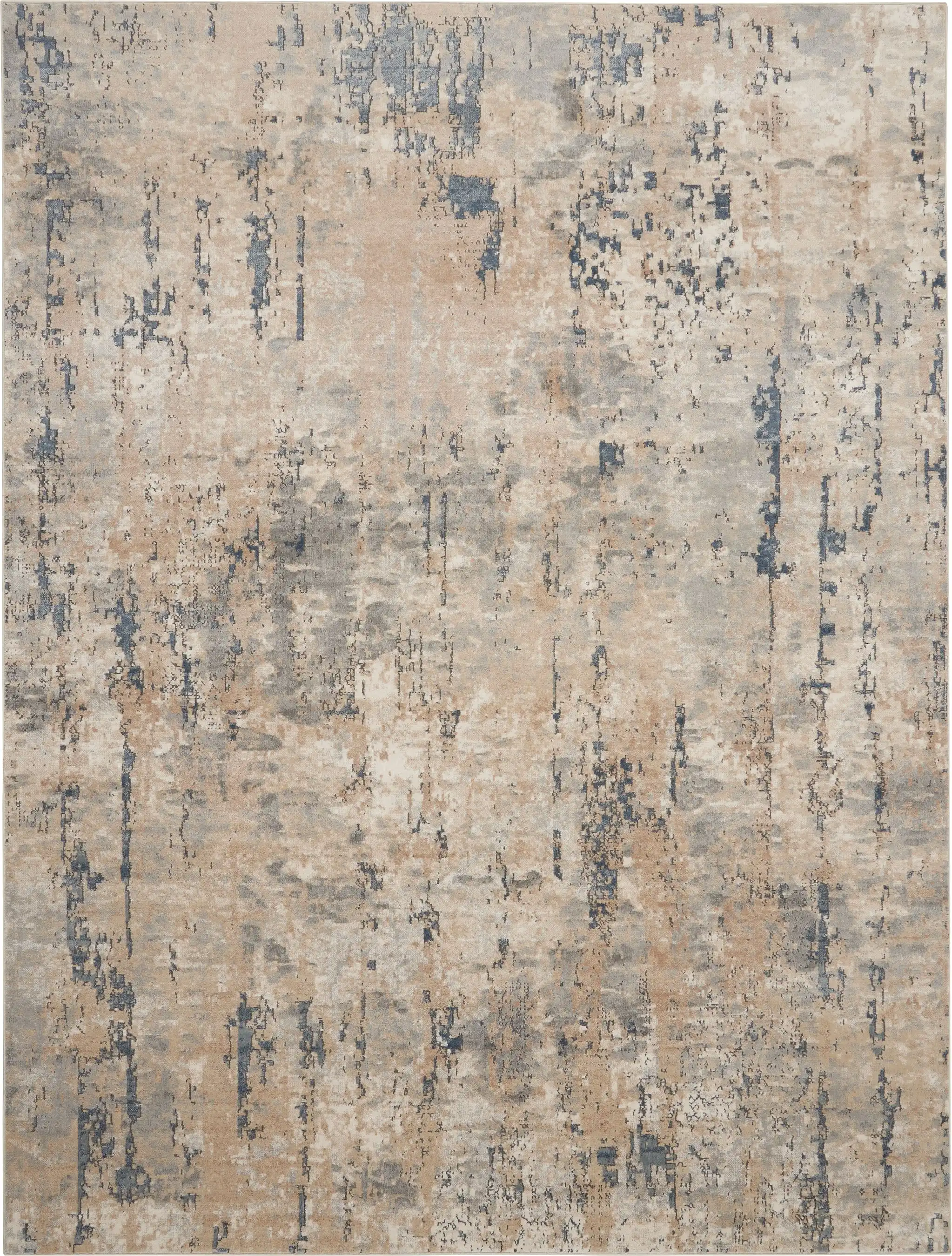 Quarry QUA01 Beige Grey Rug - Image 5
