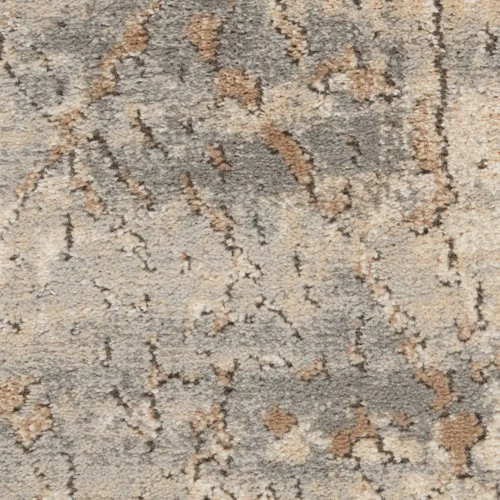 Quarry QUA03 Beige Grey Rug - Image 4