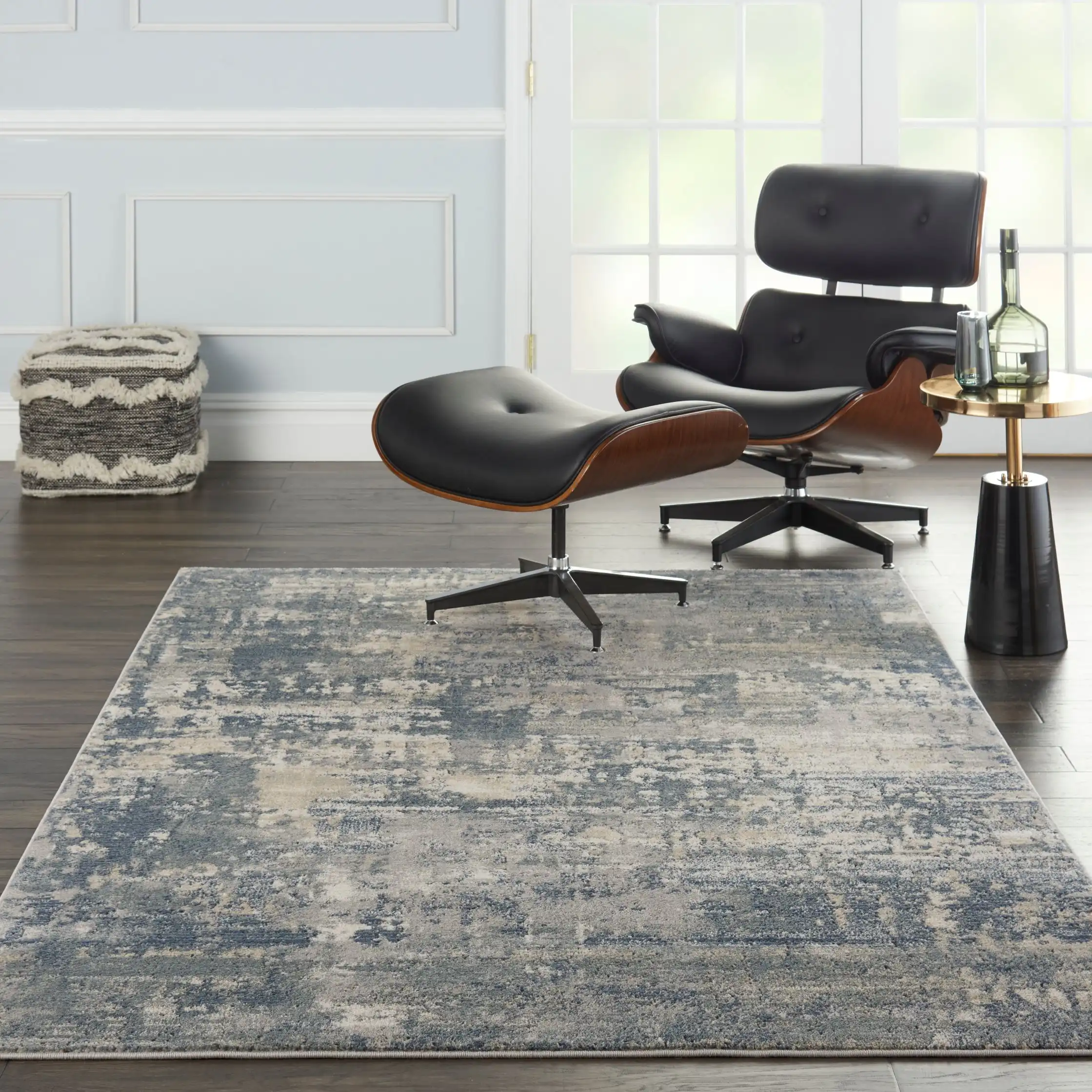 Quarry QUA04 Grey Beige Rug - Image 4