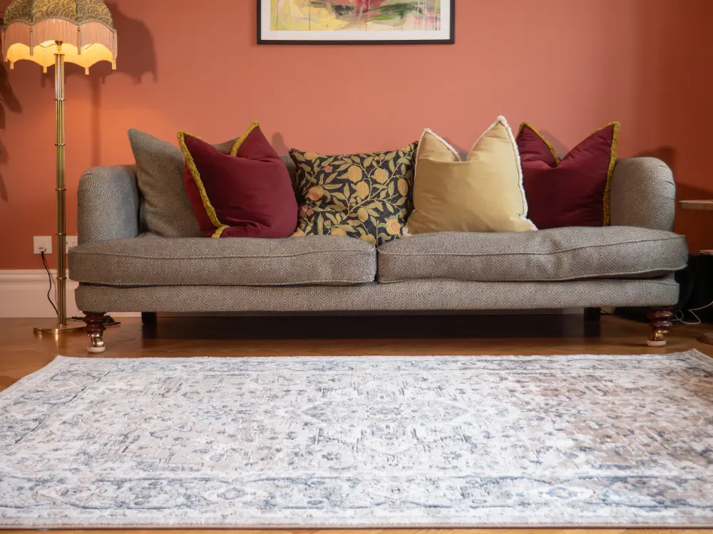 Quarry QUA05 Beige Grey Rug - Image 2