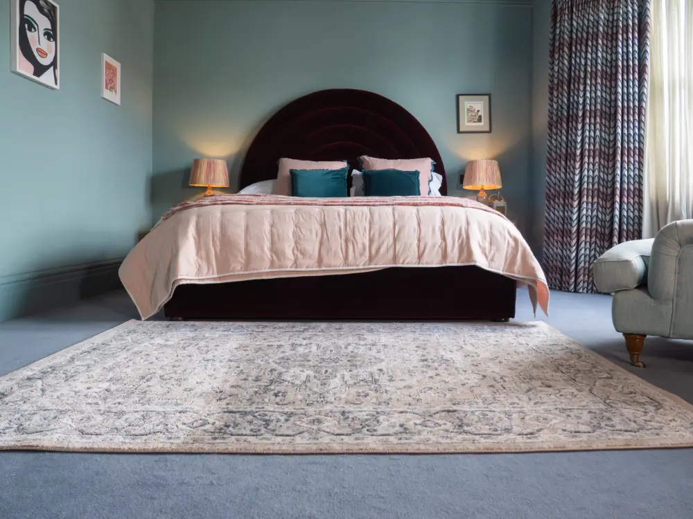 Quarry QUA05 Beige Grey Rug - Image 3