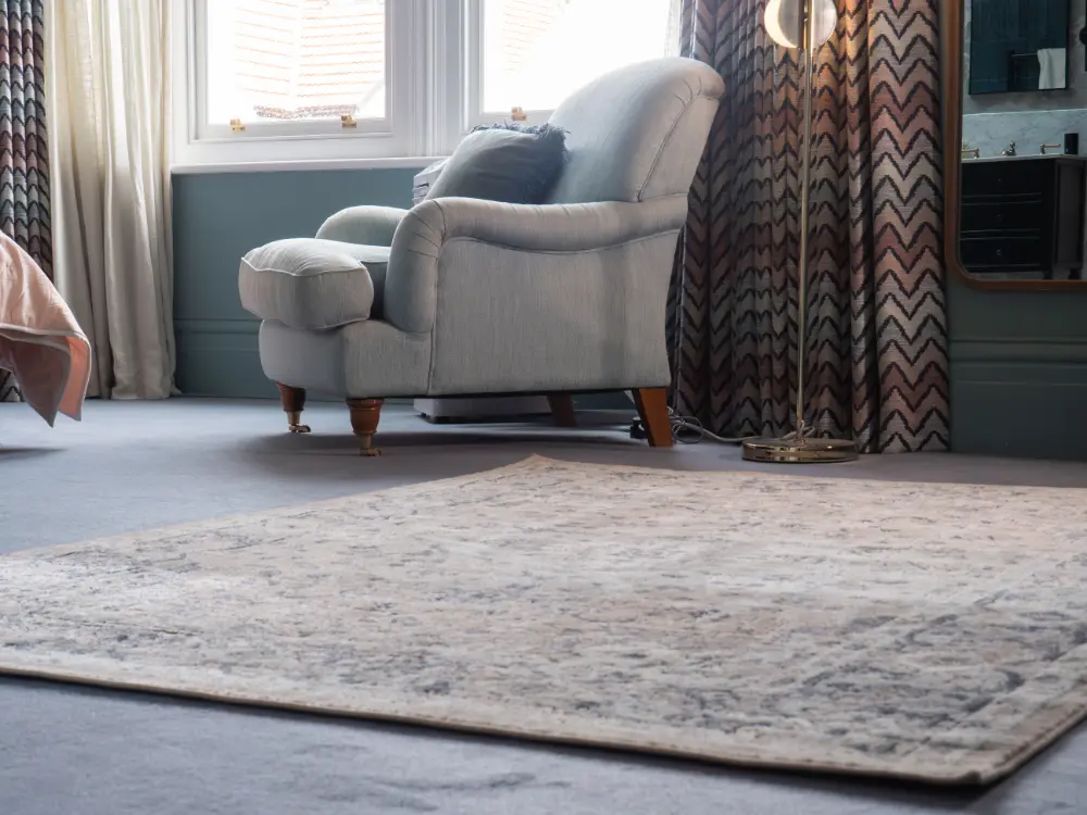 Quarry QUA05 Beige Grey Rug - Image 4