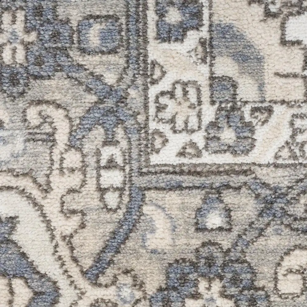 Quarry QUA05 Ivory Blue Rug - Image 2