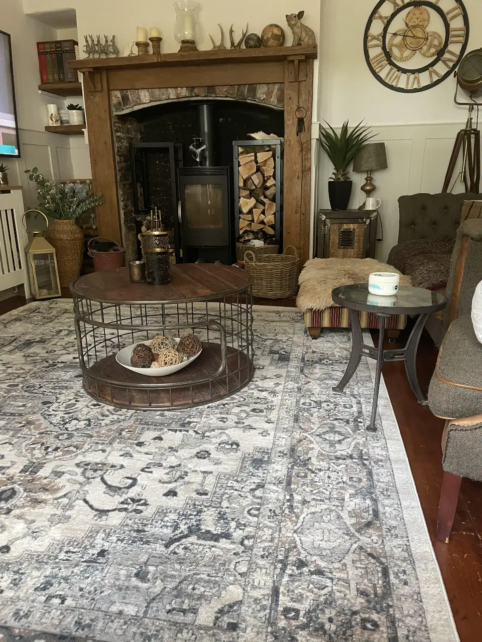 Quarry QUA05 Ivory Grey Rug - Image 2