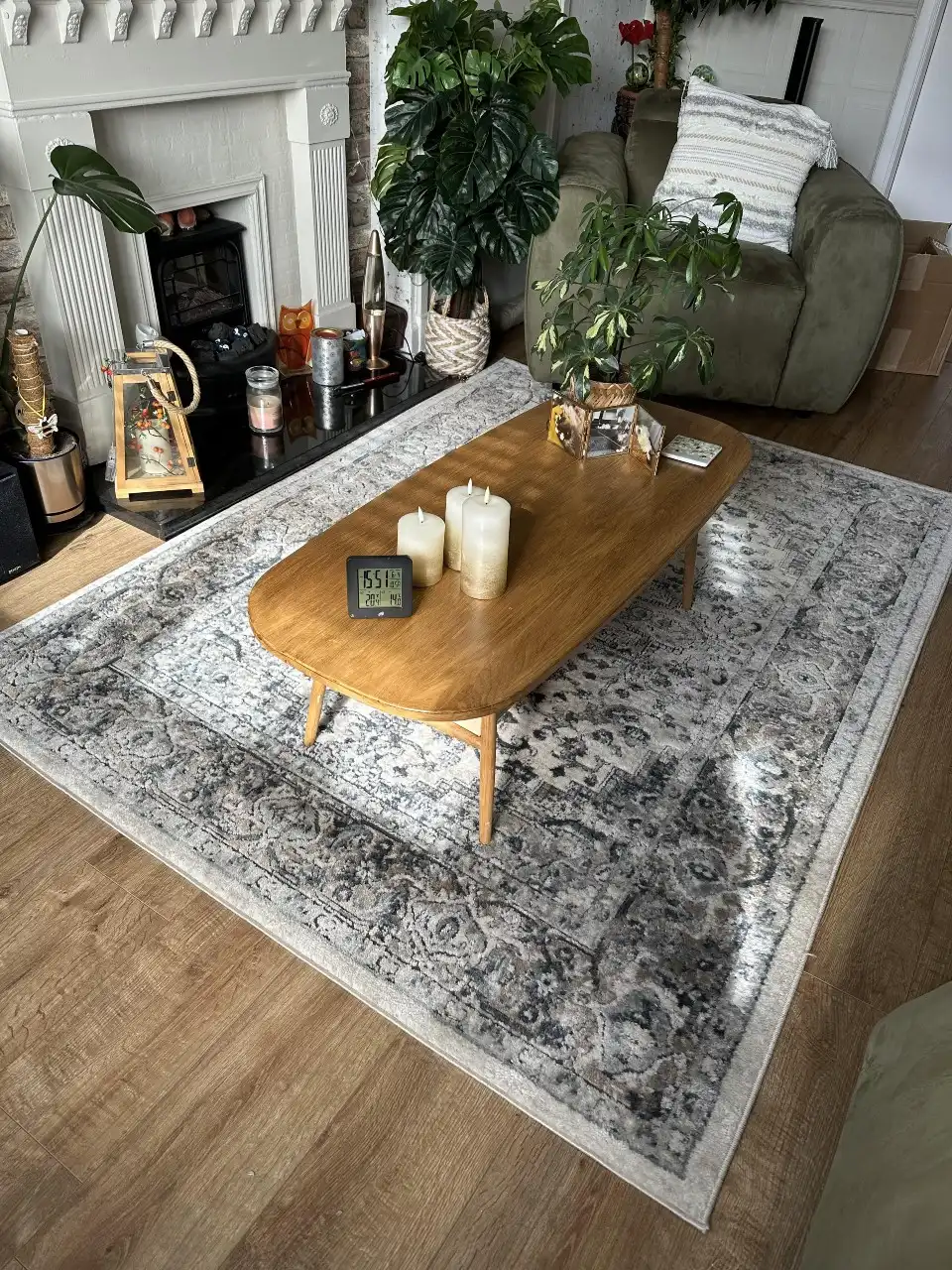 Quarry QUA05 Ivory Grey Rug - Image 3