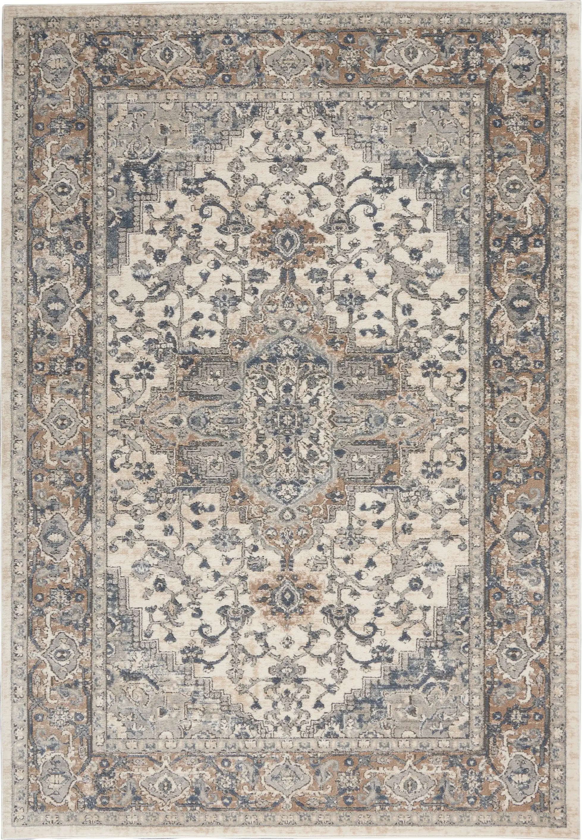 Quarry QUA05 Ivory Grey Rug - Image 6
