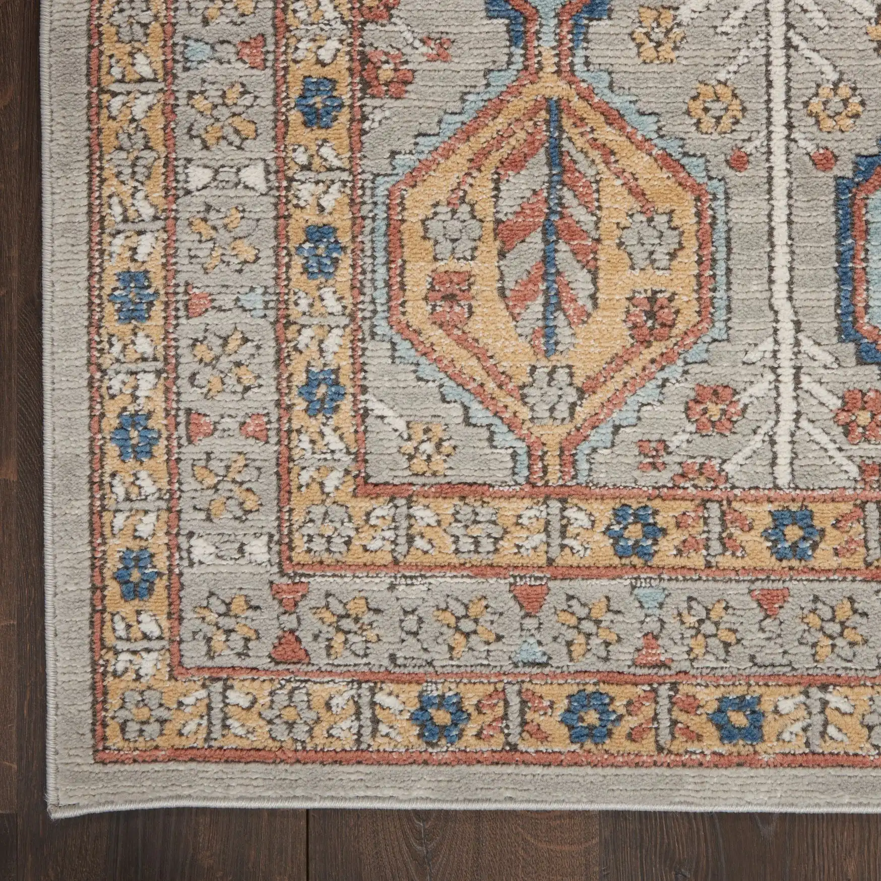 Quarry QUA15 Grey Multi Rug - Image 3