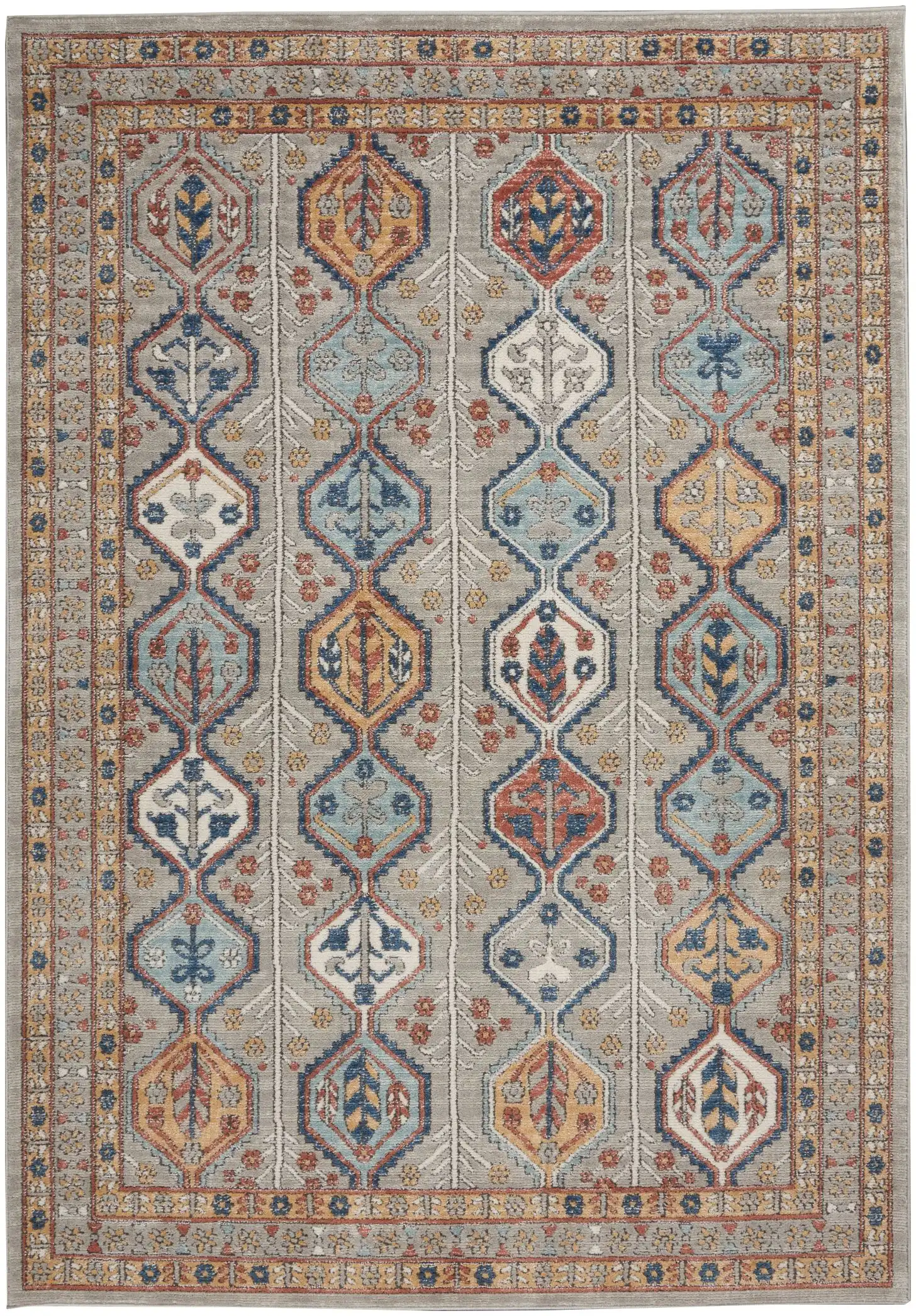 Quarry QUA15 Grey Multi Rug - Image 5