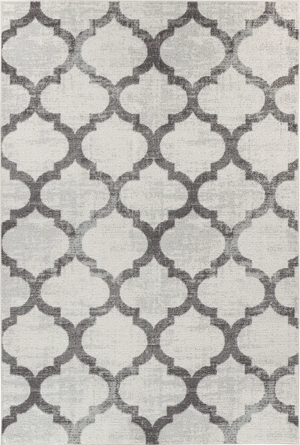 Quinn Vintage Oriental Boho Grey White Rug - Image 5