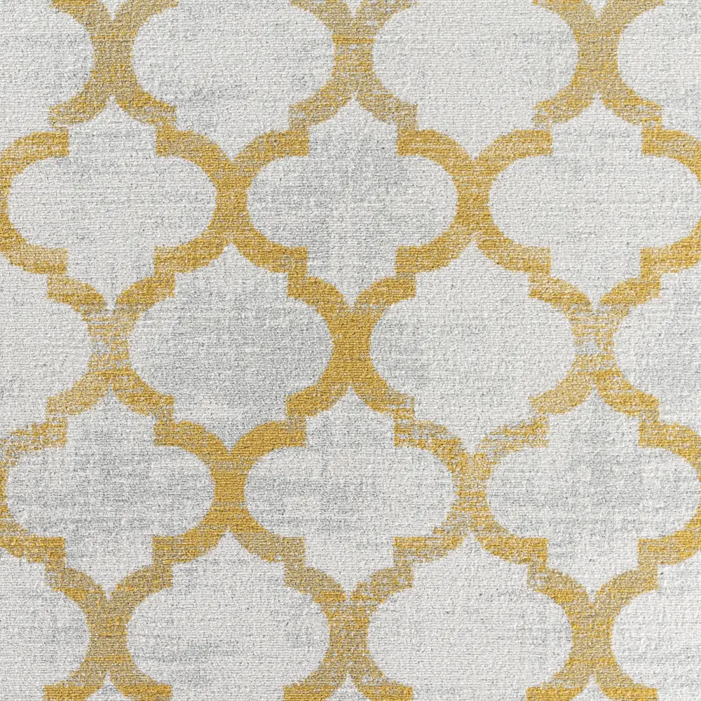 Quinn Vintage Oriental Boho Yellow Rug - Image 2