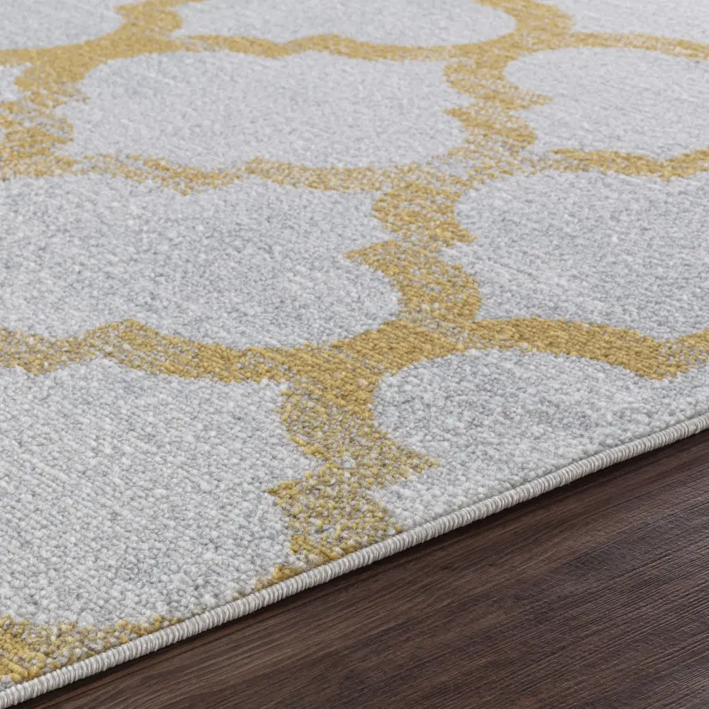 Quinn Vintage Oriental Boho Yellow Rug - Image 3