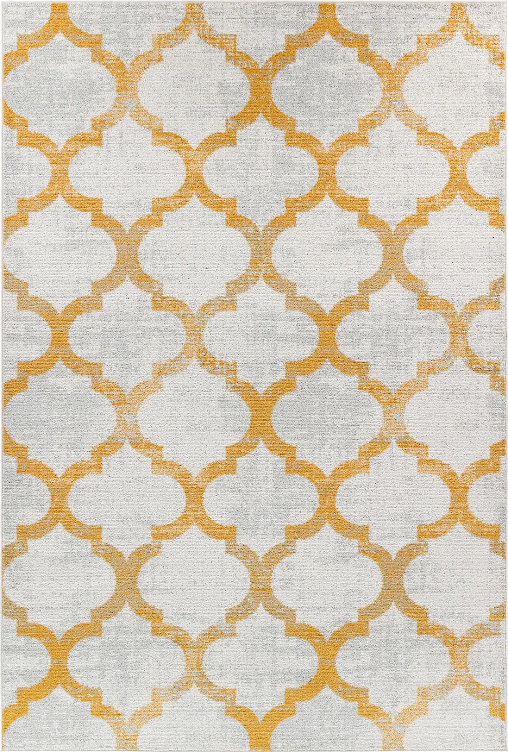Quinn Vintage Oriental Boho Yellow Rug - Image 4