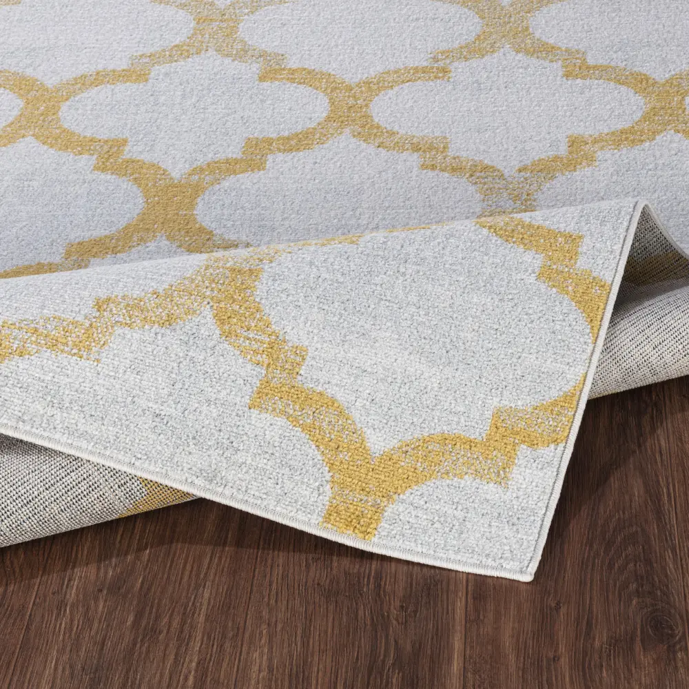 Quinn Vintage Oriental Boho Yellow Rug - Image 6