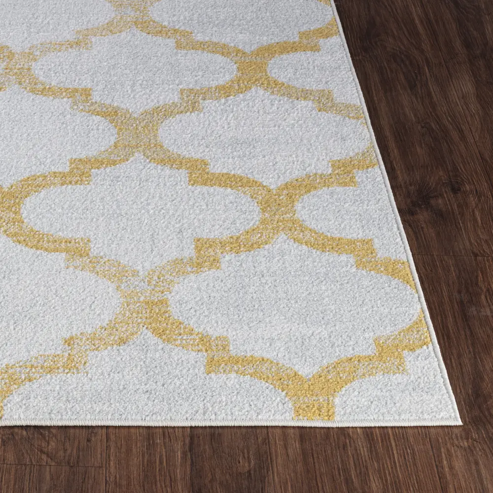Quinn Vintage Oriental Boho Yellow Rug - Image 7