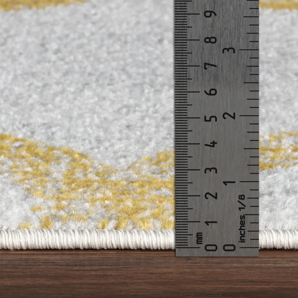 Quinn Vintage Oriental Boho Yellow Rug - Image 8