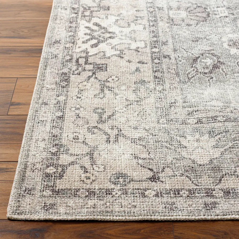 Davina Becki Owens X Livabliss Vintage Oriental Boho Beige/Dark Brown Rug - Image 2