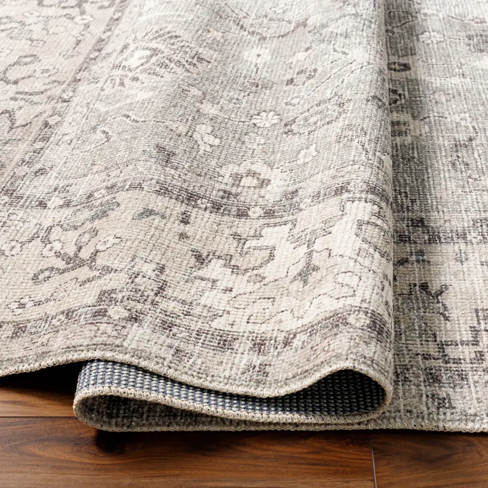 Davina Becki Owens X Livabliss Vintage Oriental Boho Beige/Dark Brown Rug - Image 8