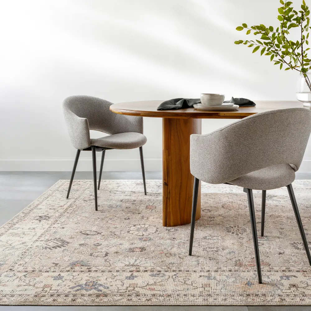 Davina Becki Owens X Livabliss Vintage Oriental Boho Camel Rug - Image 2
