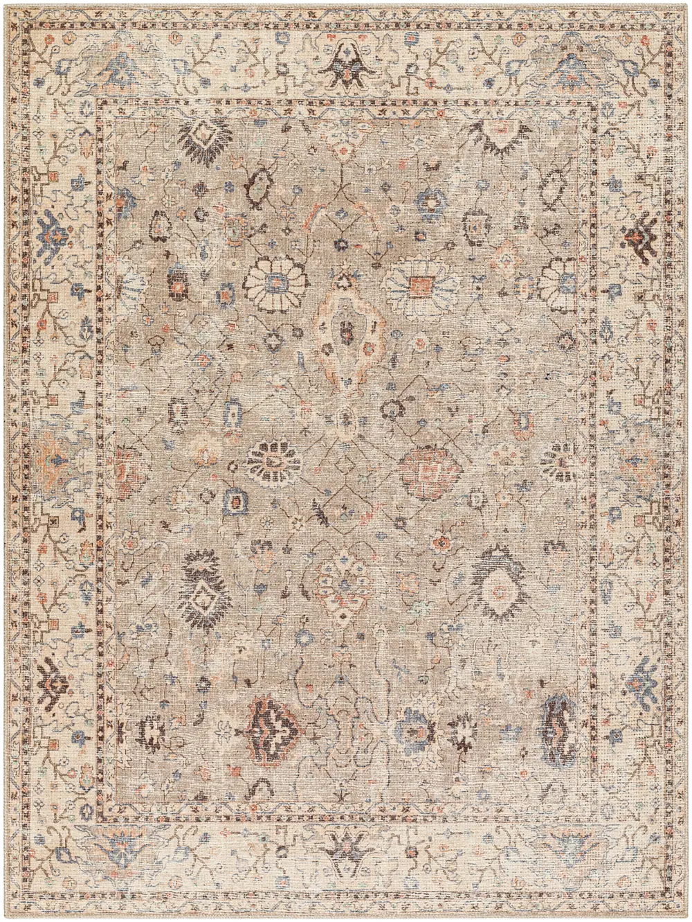 Davina Becki Owens X Livabliss Vintage Oriental Boho Camel Rug - Image 4