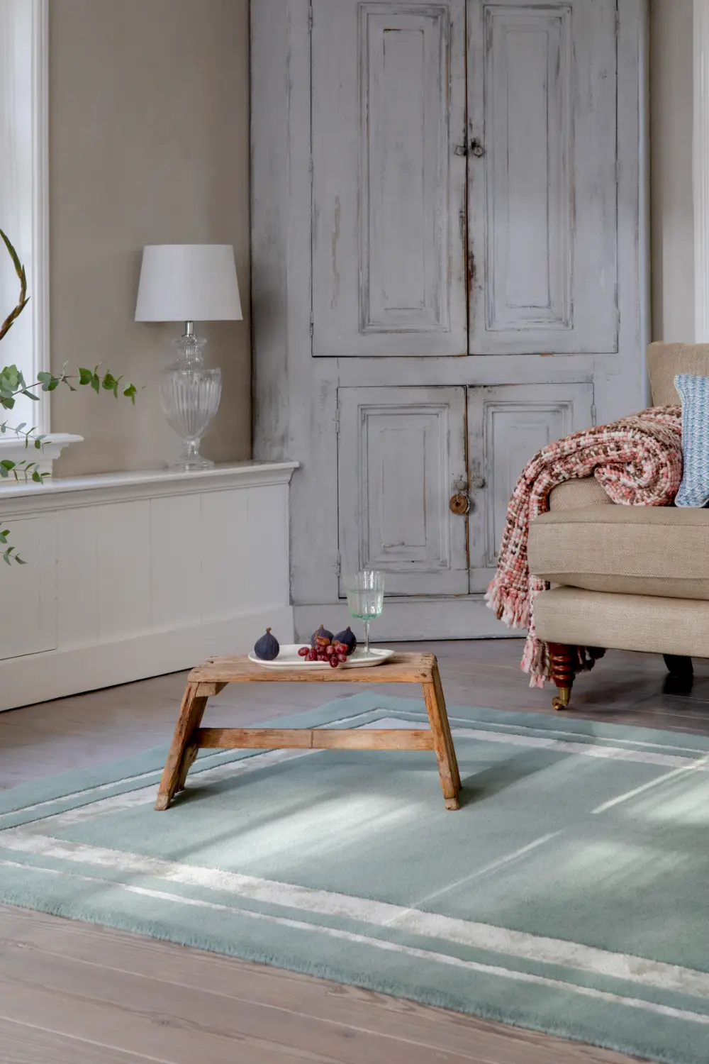 Redbrook Laura Ashley Duck Egg 081807 Rug - Image 2
