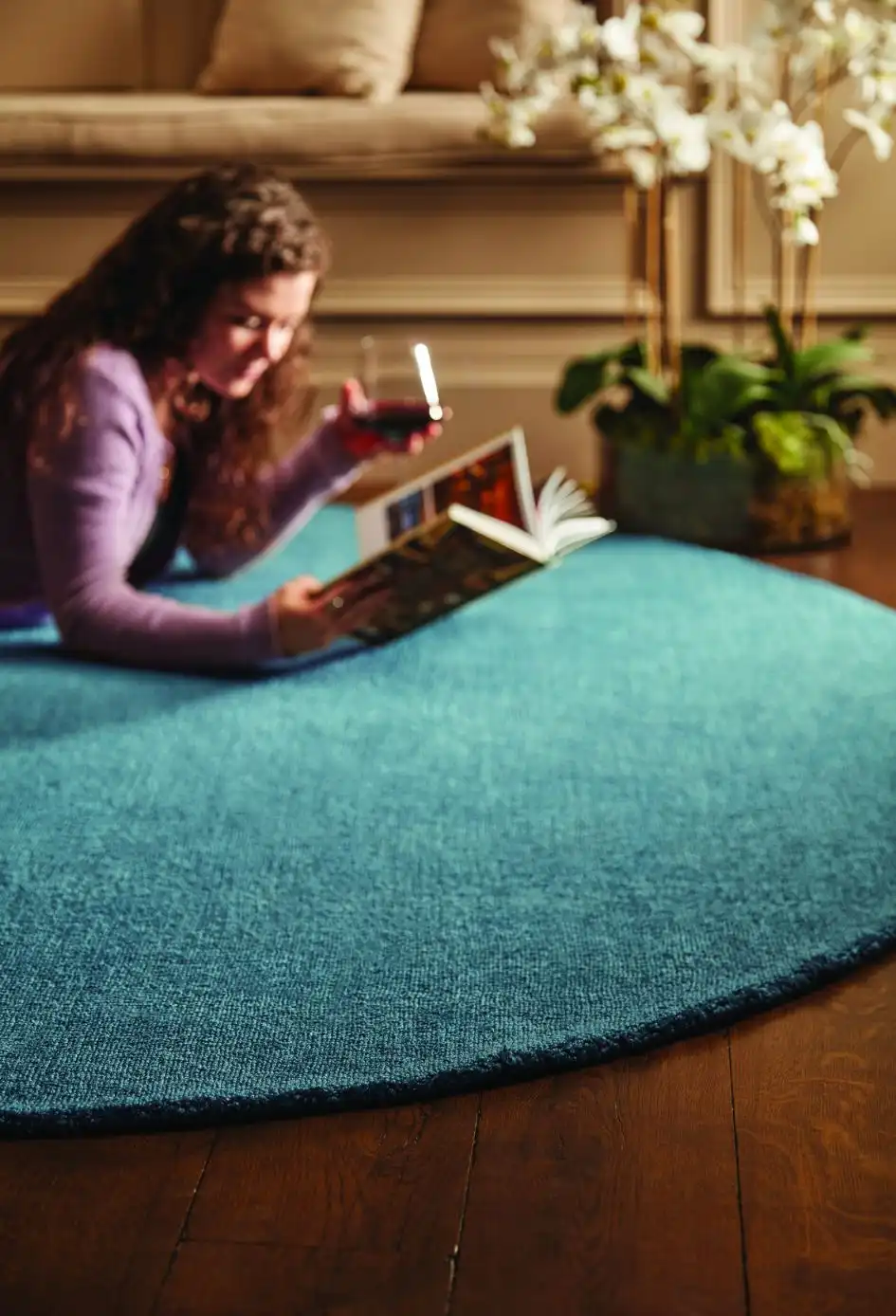 Reef Origins Petrol Blue Rug