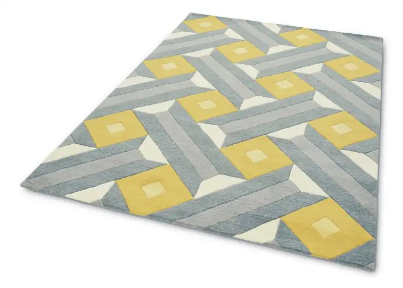 Reef RF01 Motif Ochre Grey Rug