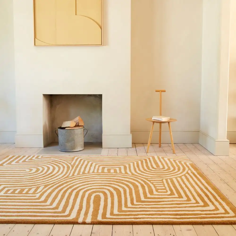 Reef RF28 Curve Ochre Rug