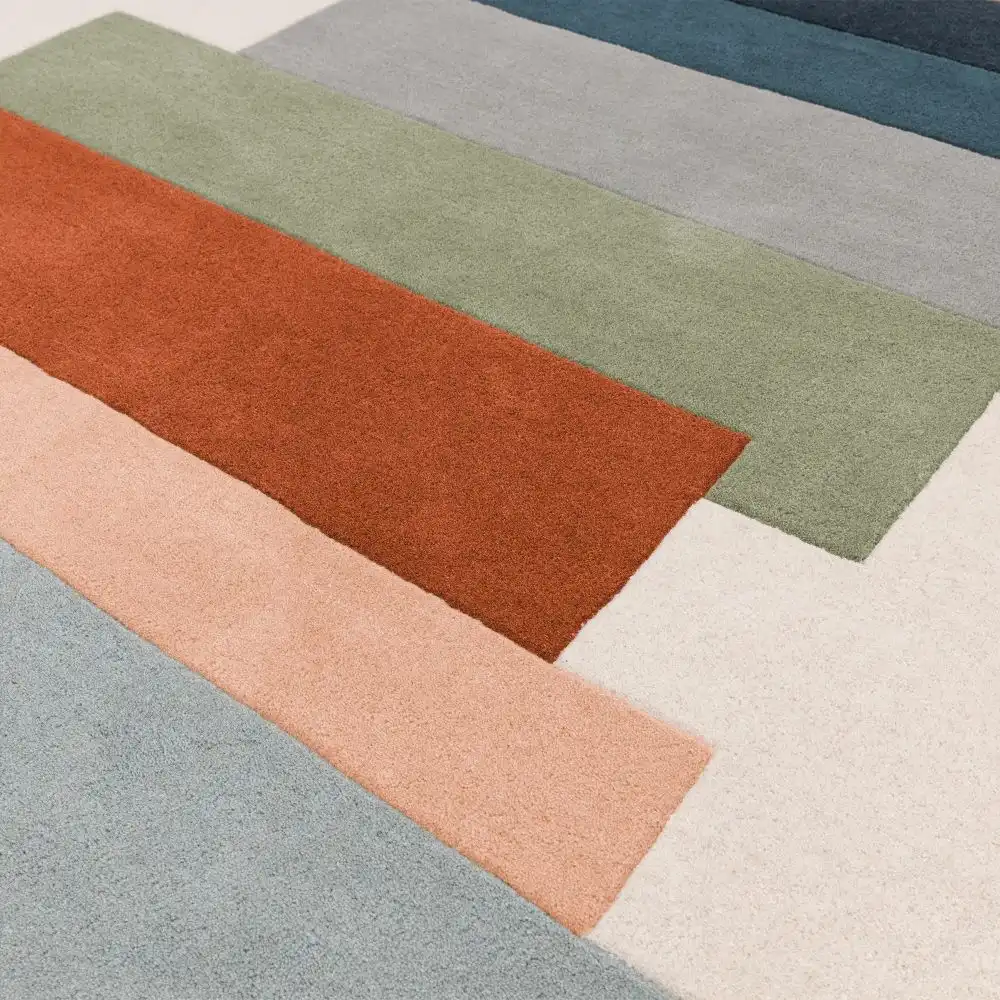 Reef RF32 Stacks Green Rug - Image 2