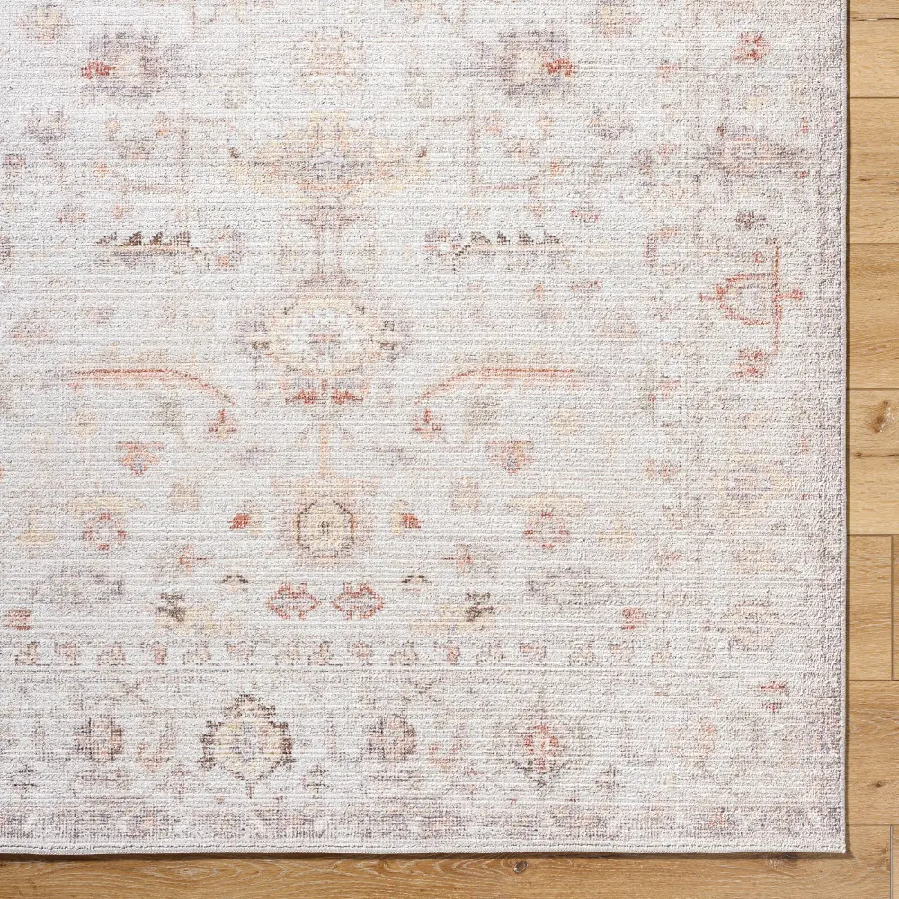 Spokane Our Pnw Home X Livabliss Vintage Oriental Boho Ivory/Rust Rug - Image 2