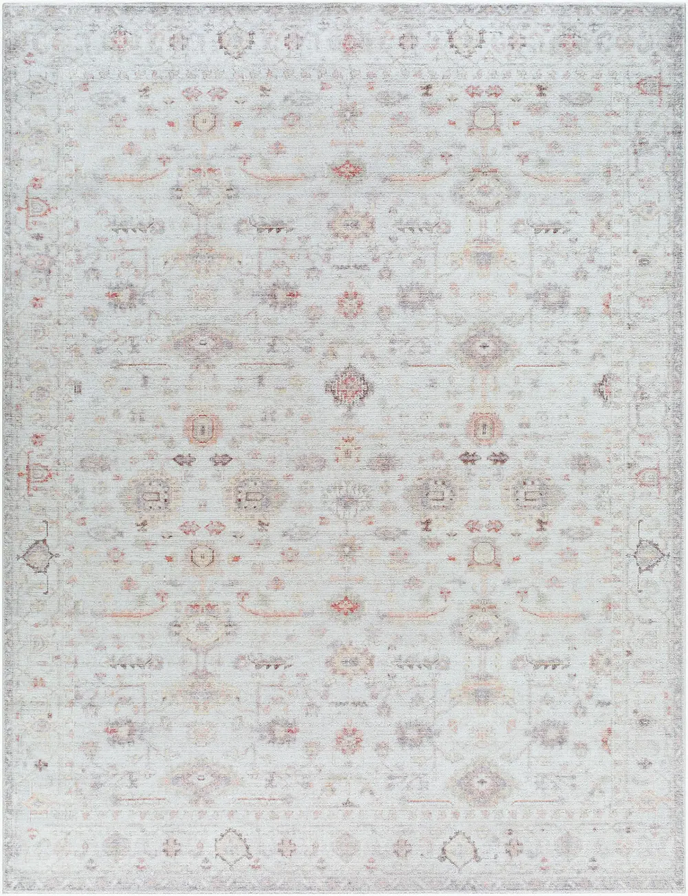 Spokane Our Pnw Home X Livabliss Vintage Oriental Boho Ivory/Rust Rug - Image 6