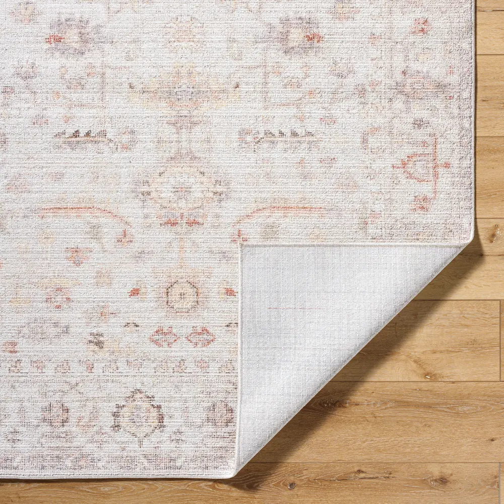 Spokane Our Pnw Home X Livabliss Vintage Oriental Boho Ivory/Rust Rug - Image 7
